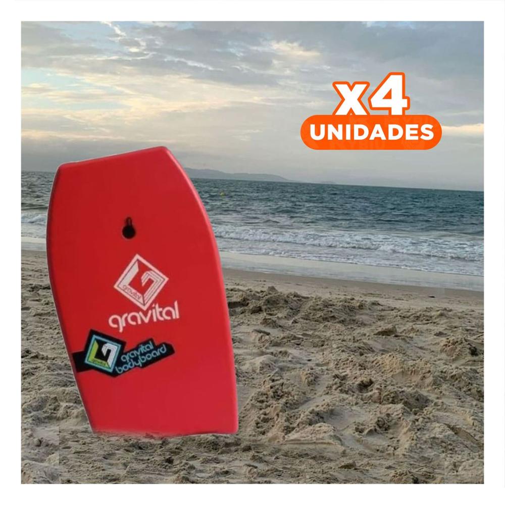 Pack4 TablaOlas para Mar y Diversion con Diseno Rojo y Uso Recreativo Pack4 TablaOlas para Mar y Diversion con Diseno Rojo y Uso Recreativo