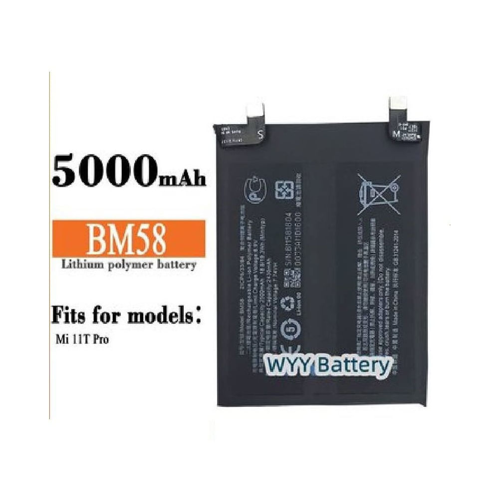 BATERIA MI 11T PRO BM58 NUEVO