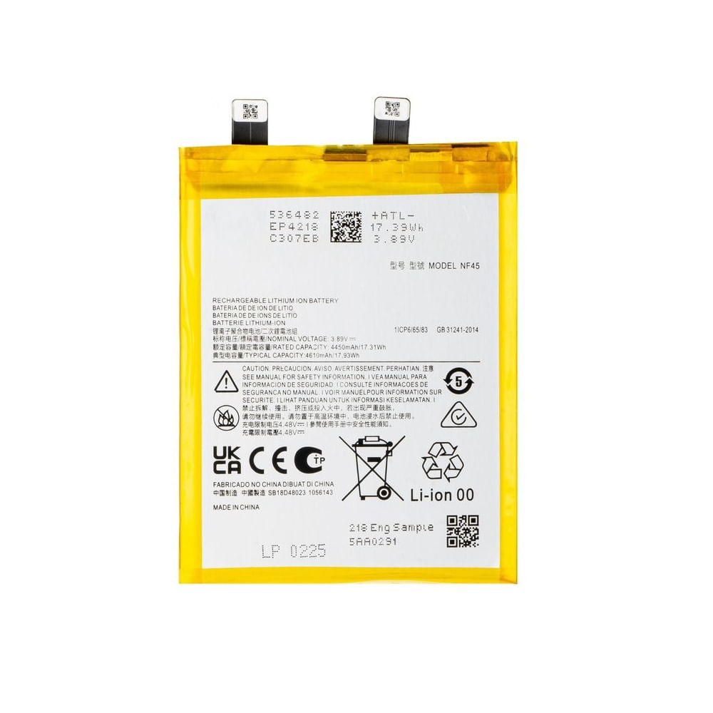 BATERIA PARA MOTO Edge 30 Ultra NF45 NUEVO - AMARILLO