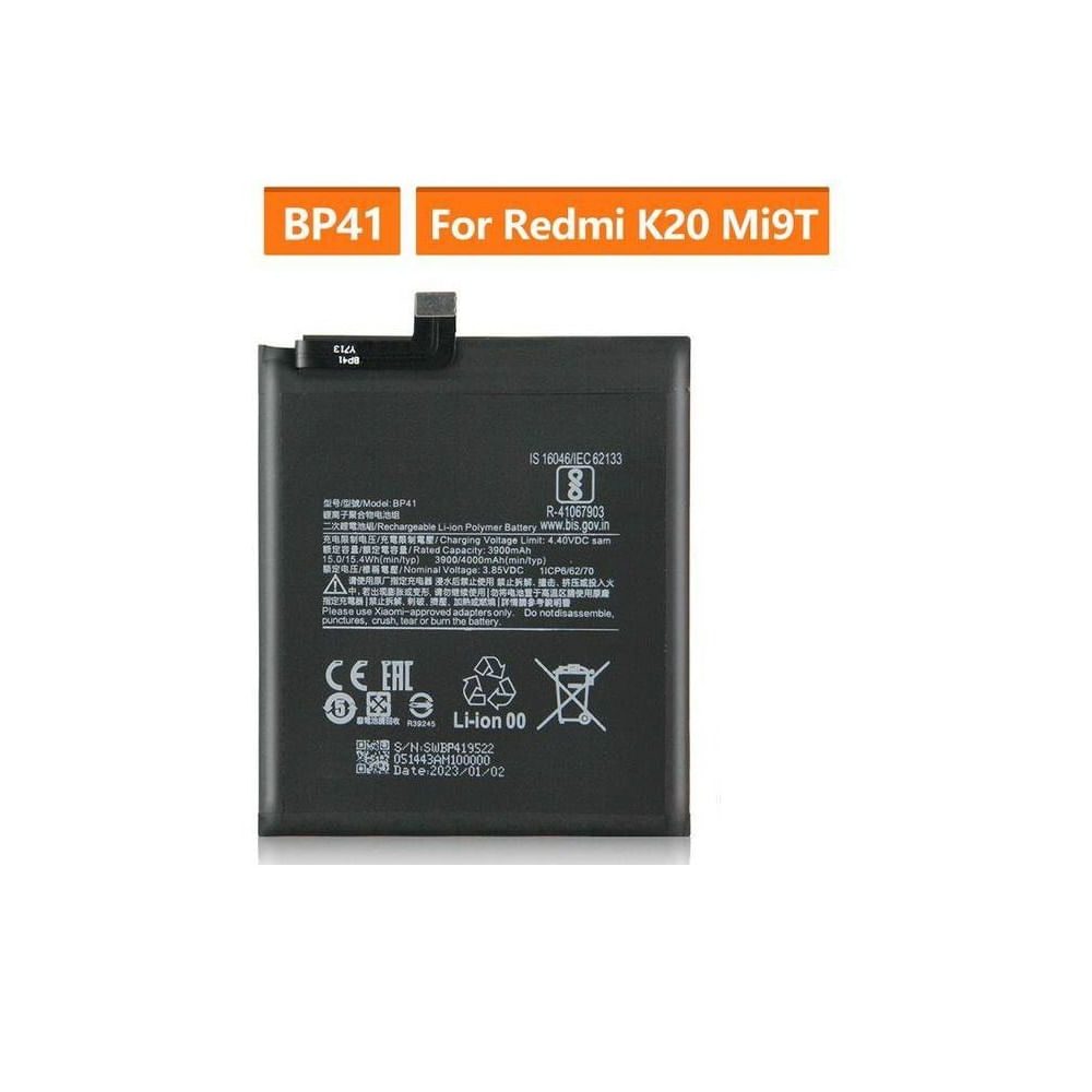 BATERIA K20 -MI 9T - BP41 TORIGINAL-SM NUEVO-NEGRO