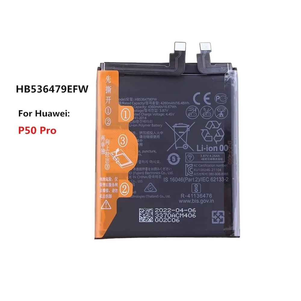 BATERIA P50 PRO  TORIGINAL-SM  NUEVO-NEGRO