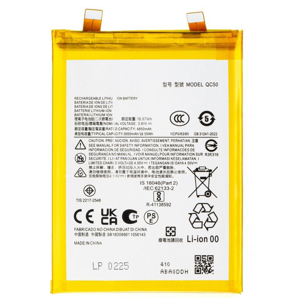 BATERIA MOTO EDGE 50 NEO QC50 NUEVO