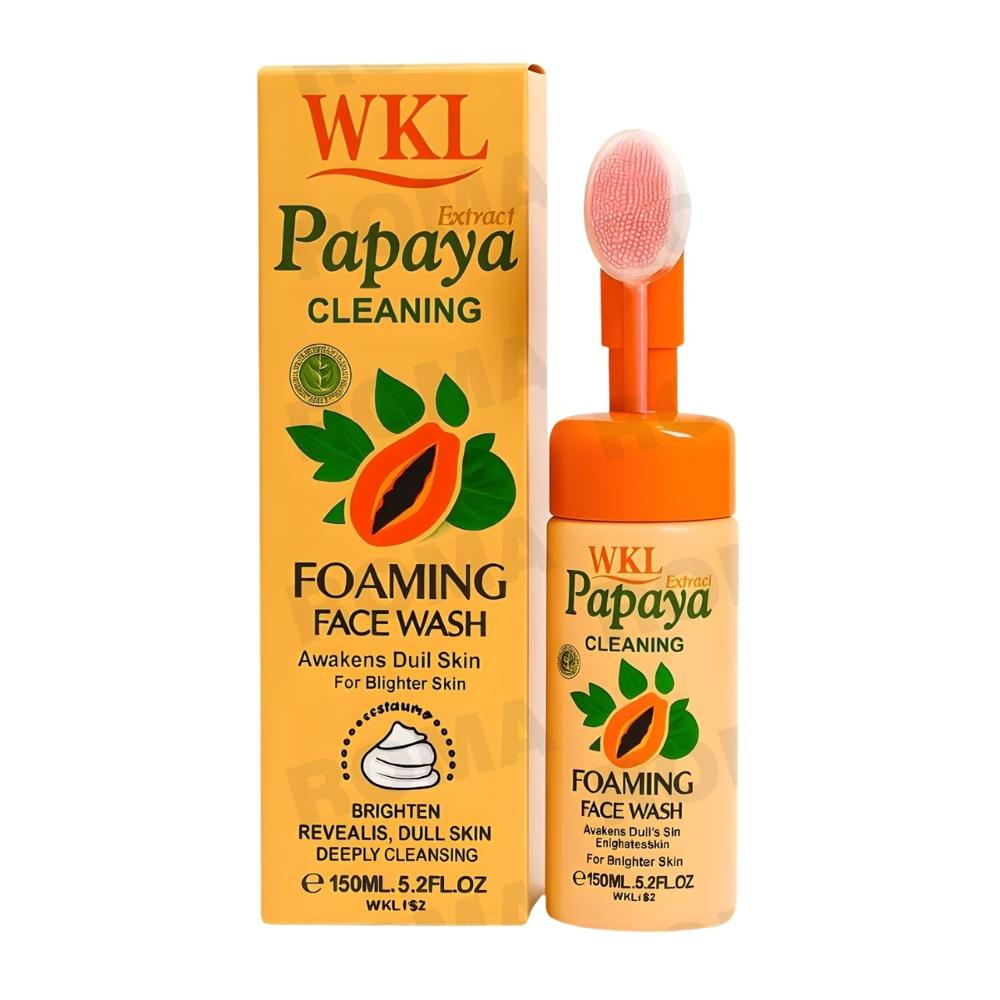 LIMPIADOR FACIAL ESPUMOSO PAPAYA 150ML WOKALI