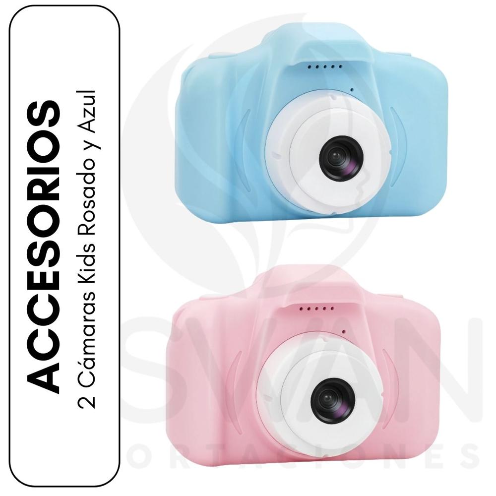 2 Cámaras Kids Rosado y Azul