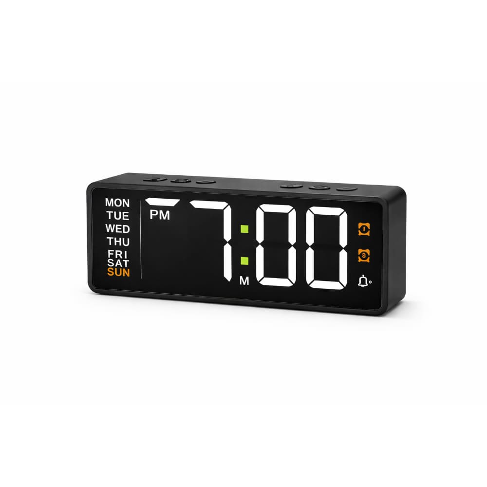 Reloj Despertador Digital LED Pantalla Grande Diseño Moderno Mesa de Noche Reloj Despertador Digital LED Pantalla Grande Diseño Moderno Mesa de Noche