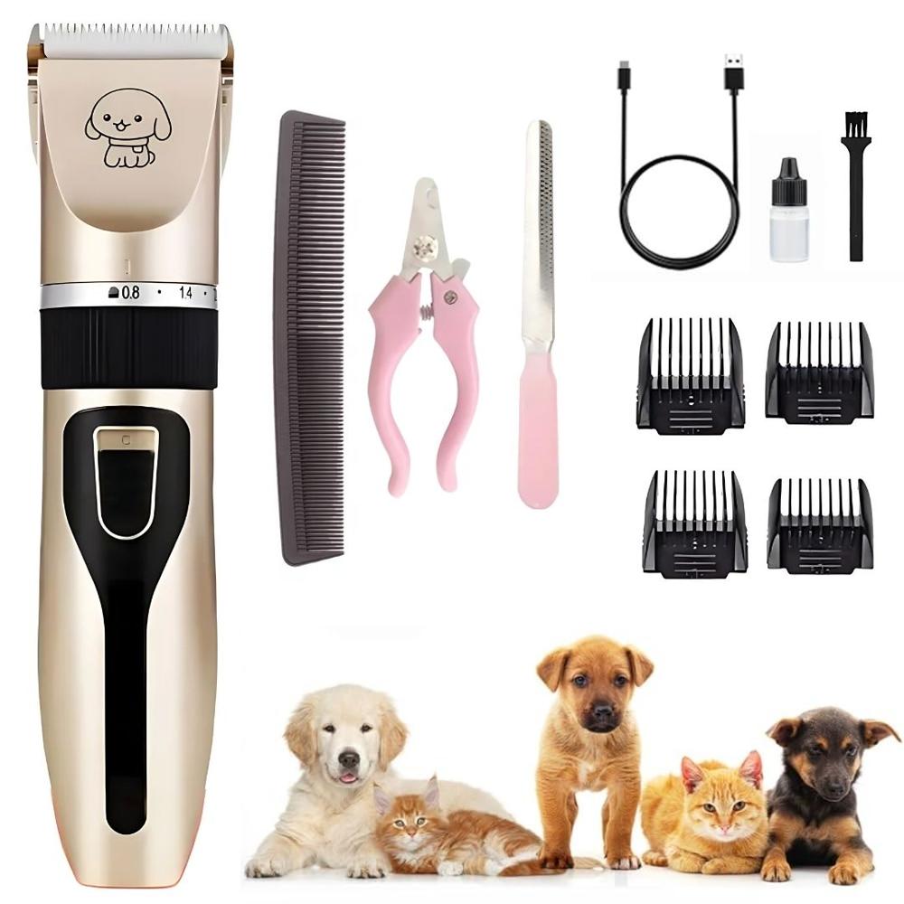 Kit Maquina Corta Pelo Perro Mascota Inalámbrica y Corta Uñas Lima y Accesorios Kit Maquina Corta Pelo Perro Mascota Inalámbrica y Corta Uñas Lima y Accesorios