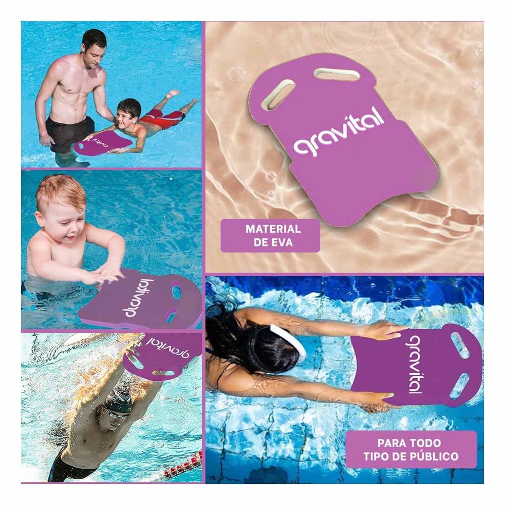 Tabla de Natacion con Cintura para Practica Deportiva en Piscina Color Lila Y+Post It Tabla de Natacion con Cintura para Practica Deportiva en Piscina Color Lila Y+Post It