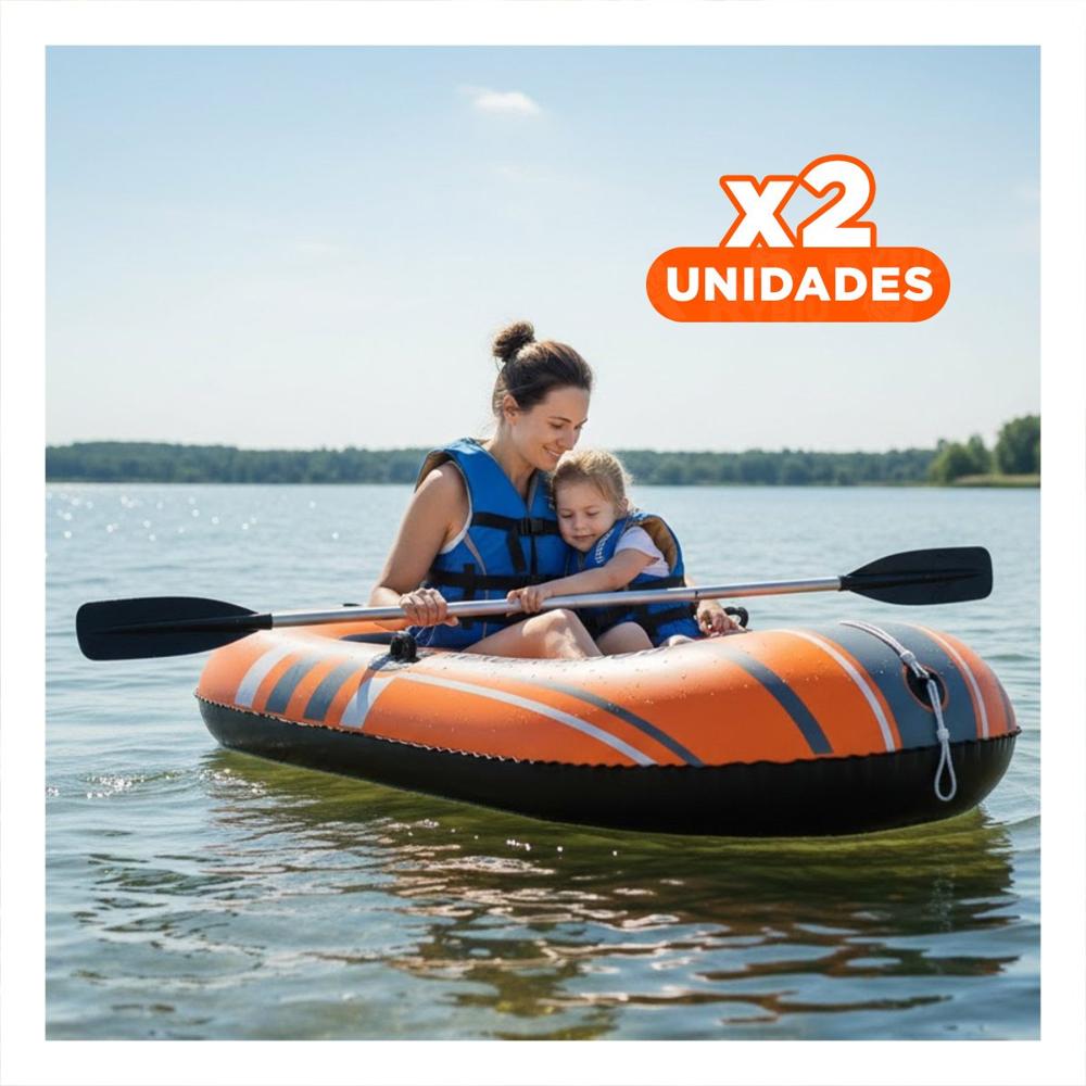 Pack2 Balsa Inflable Kondor 2000 para Juegos Recreativos al Aire Libre Y+Papel Regalo Pack2 Balsa Inflable Kondor 2000 para Juegos Recreativos al Aire Libre Y+Papel Regalo