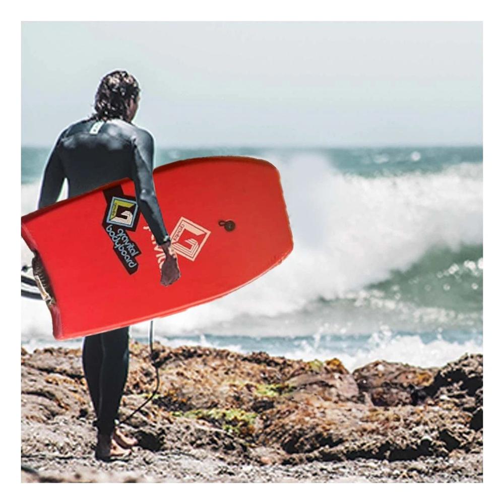 Bodyboard Deportivo 40 Pulgadas Color Rojo para Playa y Olas Recreativas Bodyboard Deportivo 40 Pulgadas Color Rojo para Playa y Olas Recreativas