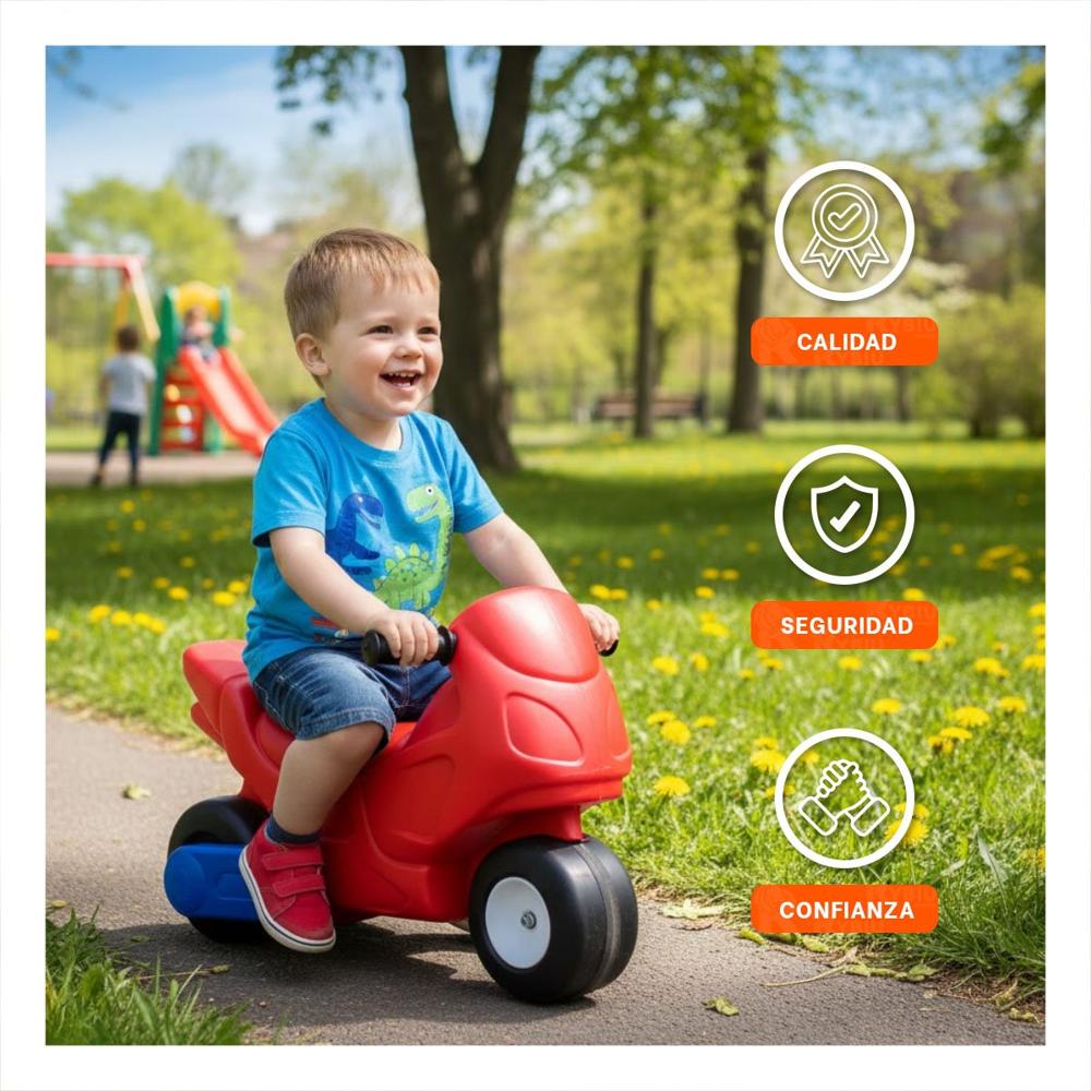 Moto para Niño 42cmx26cmx40cm de Diseño Moderno para Diversion en su Vivienda Moto para Niño 42cmx26cmx40cm de Diseño Moderno para Diversion en su Vivienda