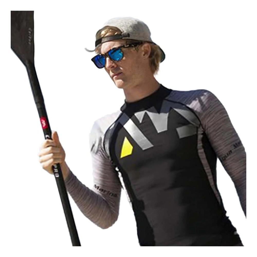 Camiseta Elastico Nailon Hombre Plomo Negro con Manga Larga Talla L Y+Papel Regalo Camiseta Elastico Nailon Hombre Plomo Negro con Manga Larga Talla L Y+Papel Regalo