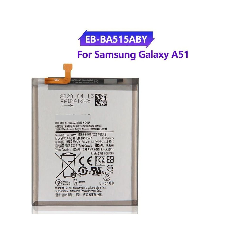 BATERIA SAMSUNG A51 TORIGINAL-SM NUEVO