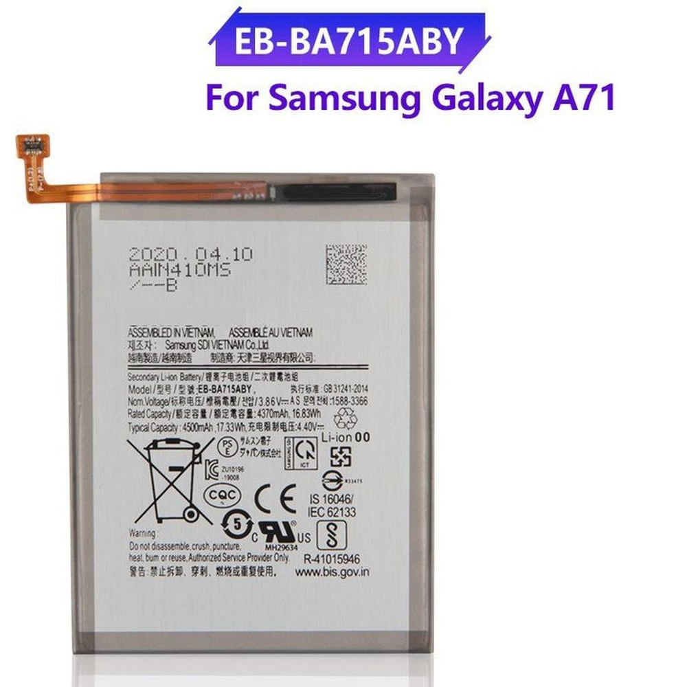 BATERIA SAMSUNG A71 TORIGINAL-SM NUEVO