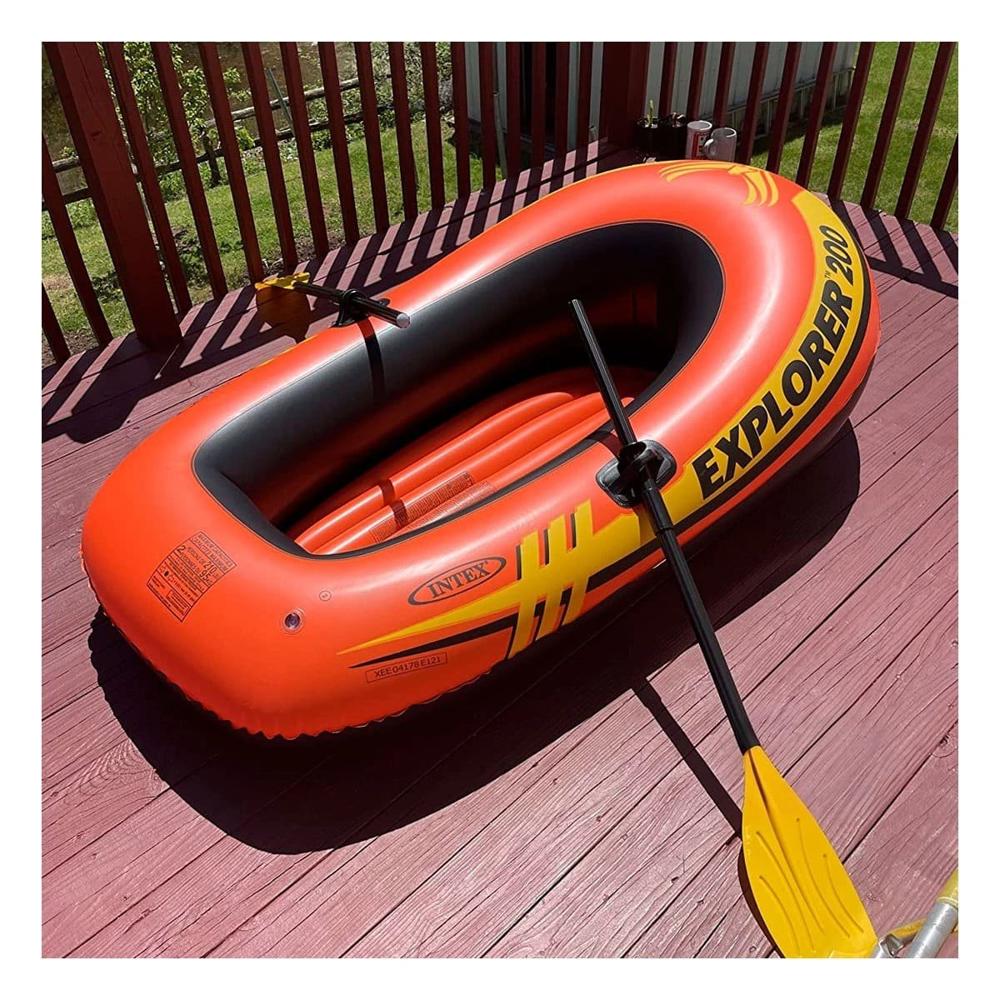 Bote Inflable Explorer 200 con Remos e Inflador para Paseos Recreativos ...