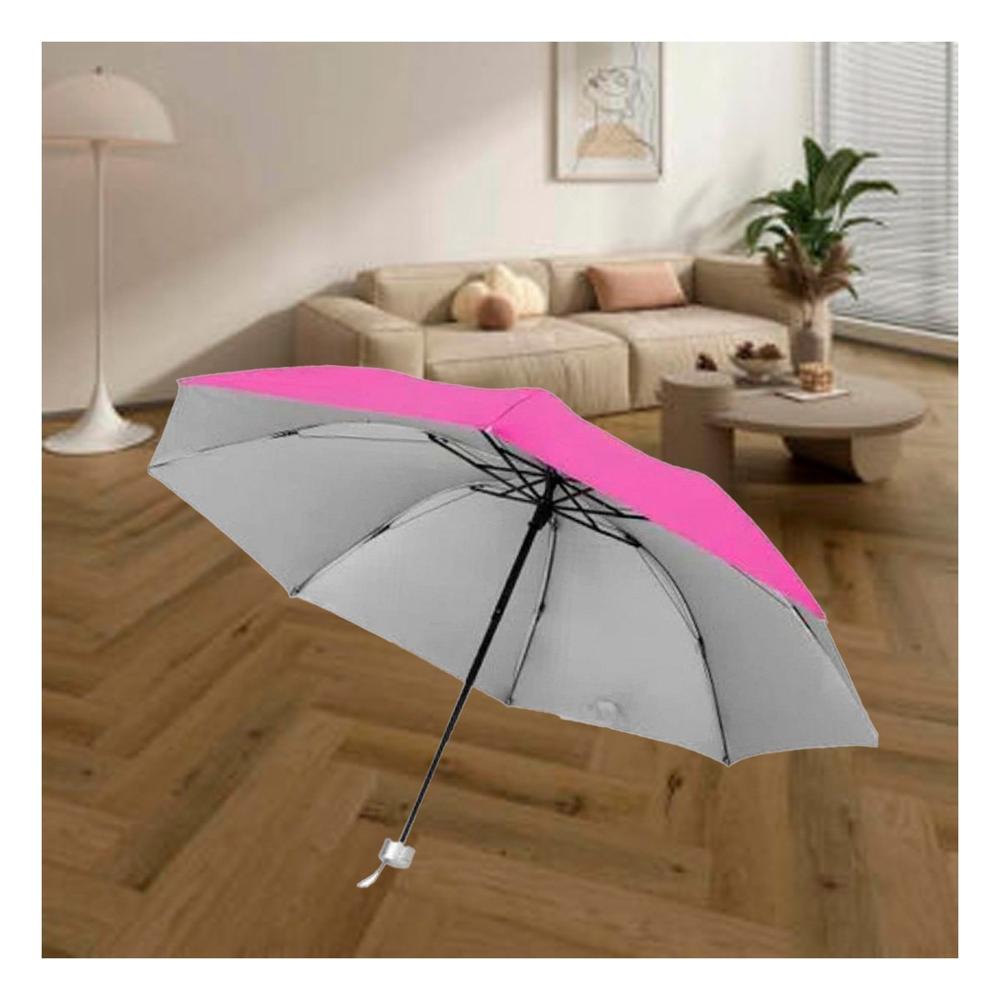 Sombrilla Plegable Portatil para Cartera o Bolsillo Color Rosado Uso Urbano Y+Post It Sombrilla Plegable Portatil para Cartera o Bolsillo Color Rosado Uso Urbano Y+Post It