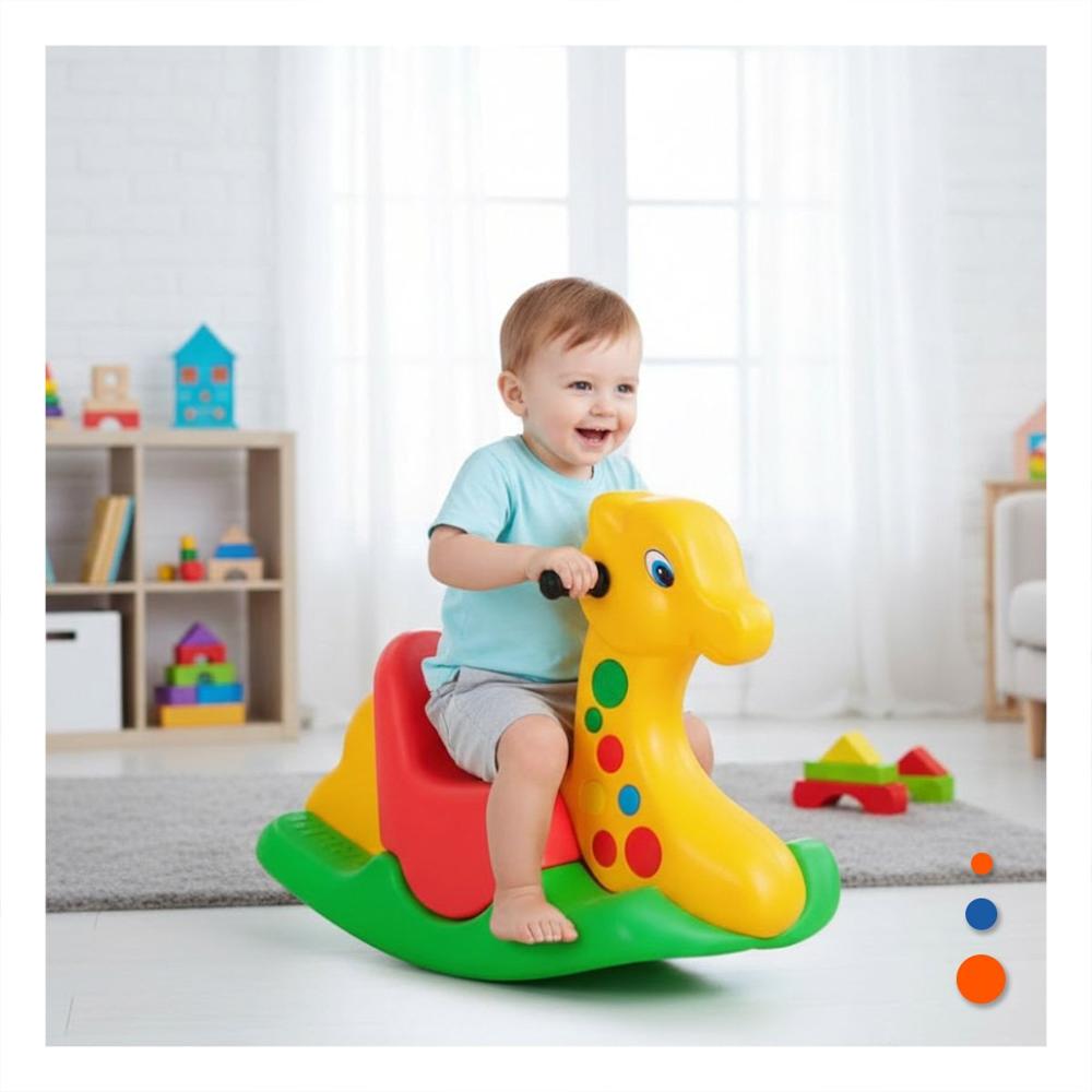 Jirafa Mecedora de Estilo Tierno para un Regalo Lindo que Alegre a la Familia Y+Post It Jirafa Mecedora de Estilo Tierno para un Regalo Lindo que Alegre a la Familia Y+Post It