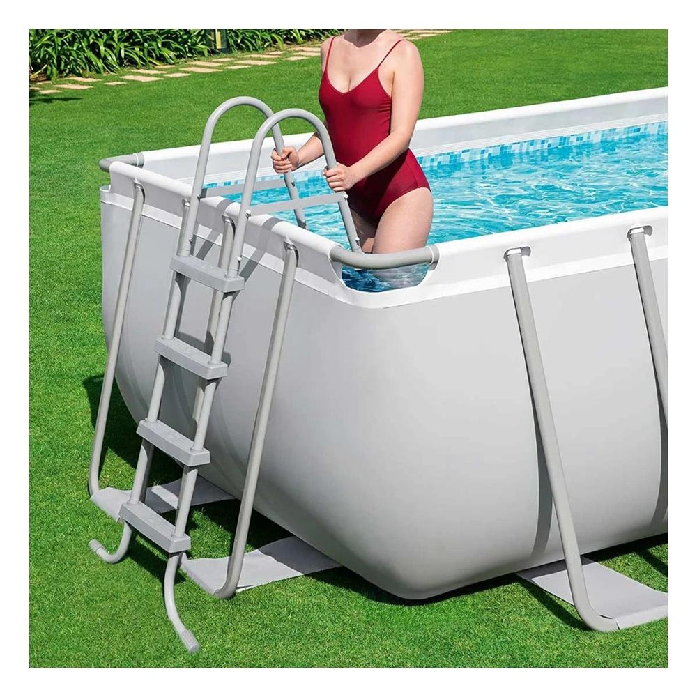 Piscina Rectangular de Gran Capacidad con Estructura Parante para Exterior Piscina Rectangular de Gran Capacidad con Estructura Parante para Exterior
