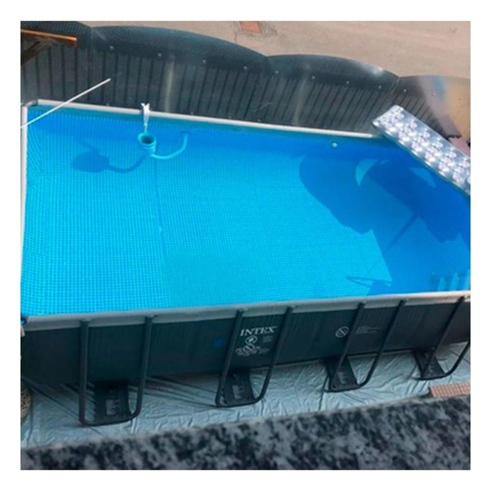 Piscina Rectangular de Gran Tamano con Estructura Parante para Exterior Piscina Rectangular de Gran Tamano con Estructura Parante para Exterior