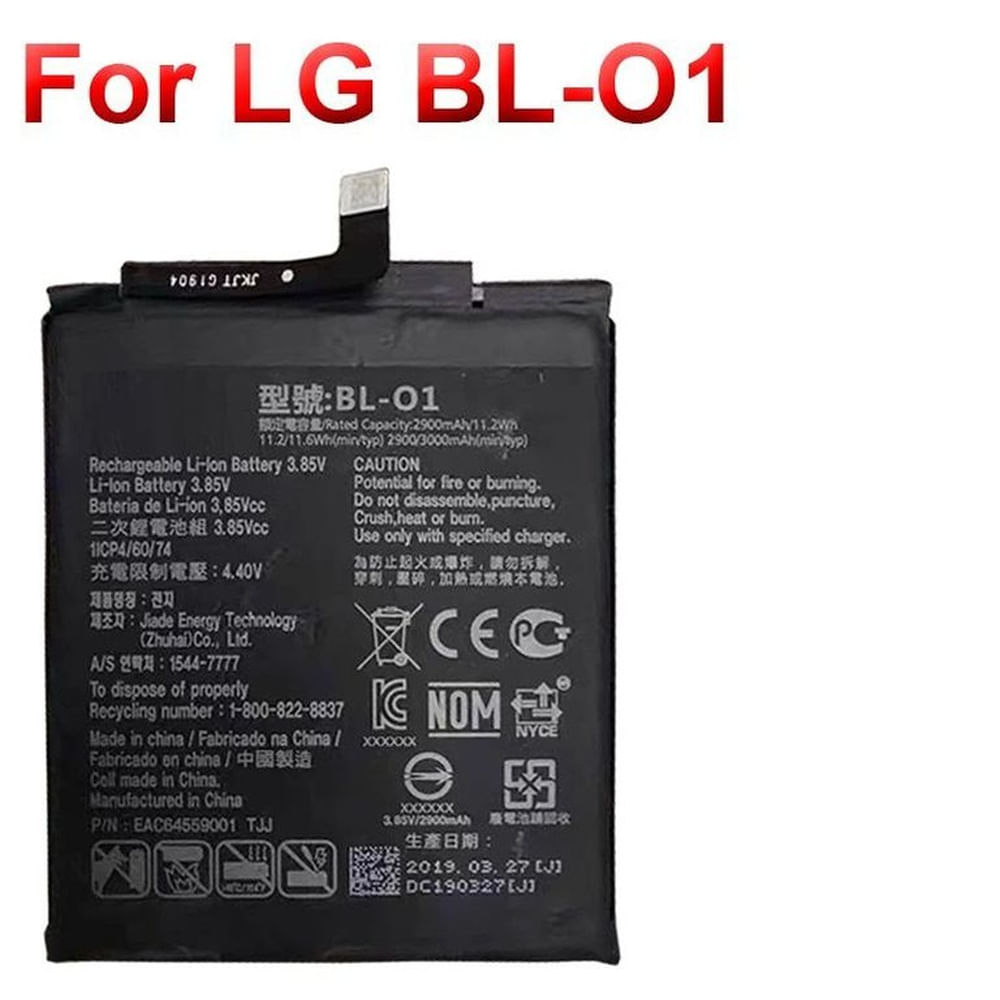BATERIA  LG K20 2019   BL-01  TORIGINAL-SM  NUEVO