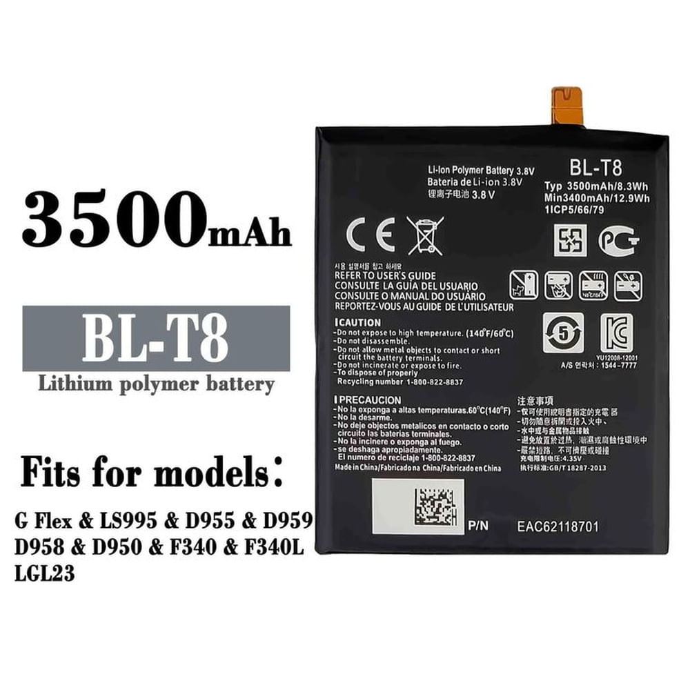 BATERIA  LG FLEX  BL-T8   TORIGINAL-SM  NUEVO