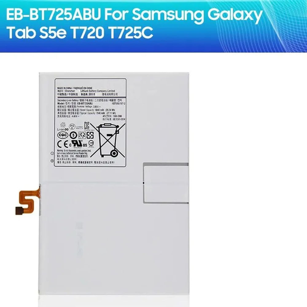 BATERIA SAMSUNG GALAXY TAB S6 - S5E   NUEVO-BLANCO