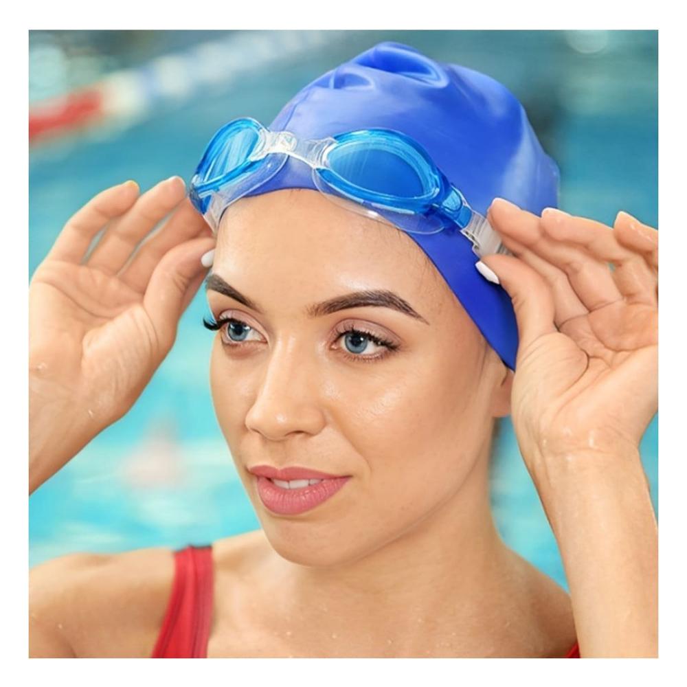 Antiparras de Natacion con Estuche Unisex Color Celeste para Natacion Recreativa Y+Ligas Regalo Antiparras de Natacion con Estuche Unisex Color Celeste para Natacion Recreativa Y+Ligas Regalo