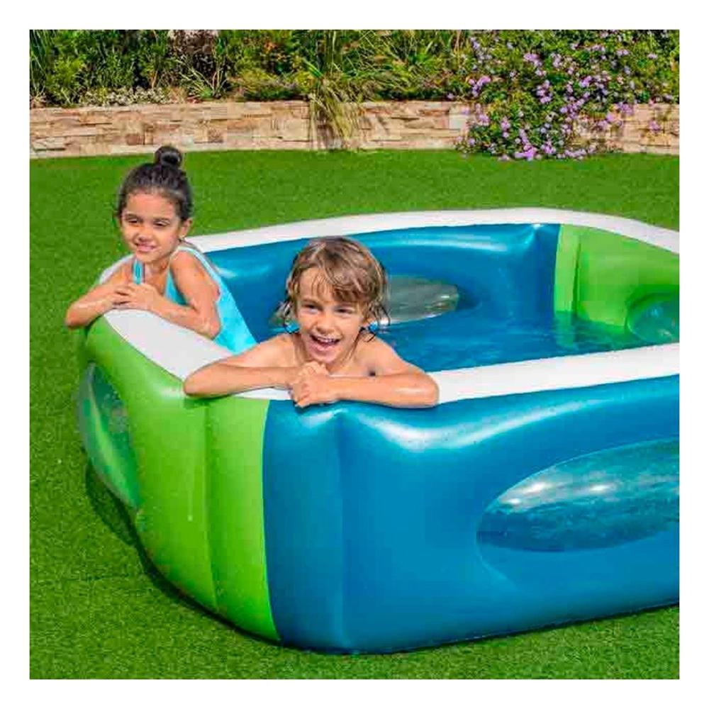 Piscina Window 168x168x56 CM Infantil Comoda para Uso Diario Exterior Y+Ligas Regalo Piscina Window 168x168x56 CM Infantil Comoda para Uso Diario Exterior Y+Ligas Regalo