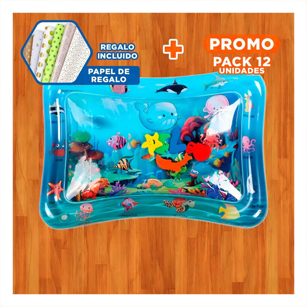 Pack12 Colchoneta de Agua Azul para Bebes y Juegos en Piscina con Seguridad Y+Papel Regalo Pack12 Colchoneta de Agua Azul para Bebes y Juegos en Piscina con Seguridad Y+Papel Regalo