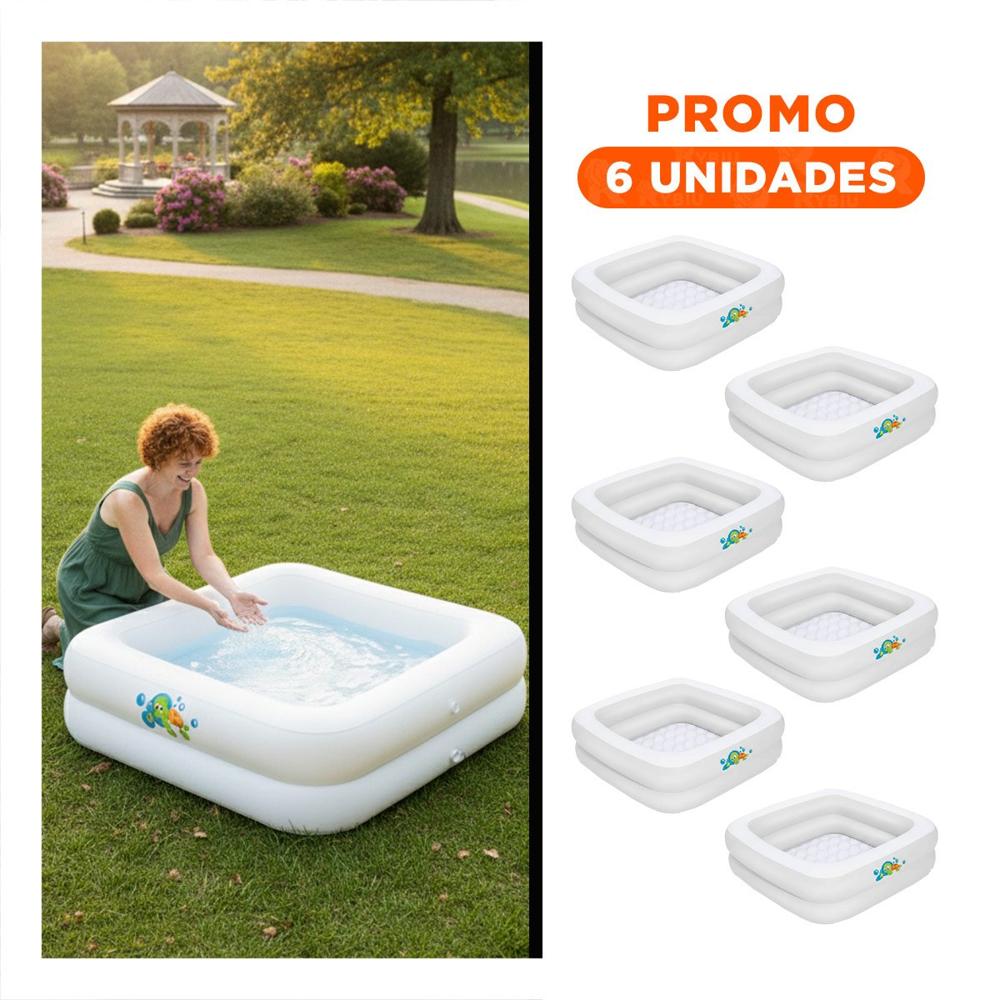 Pack6 Sector de Agua 86x86x25 CM Compacto para Juegos de Agua en Casa Pack6 Sector de Agua 86x86x25 CM Compacto para Juegos de Agua en Casa