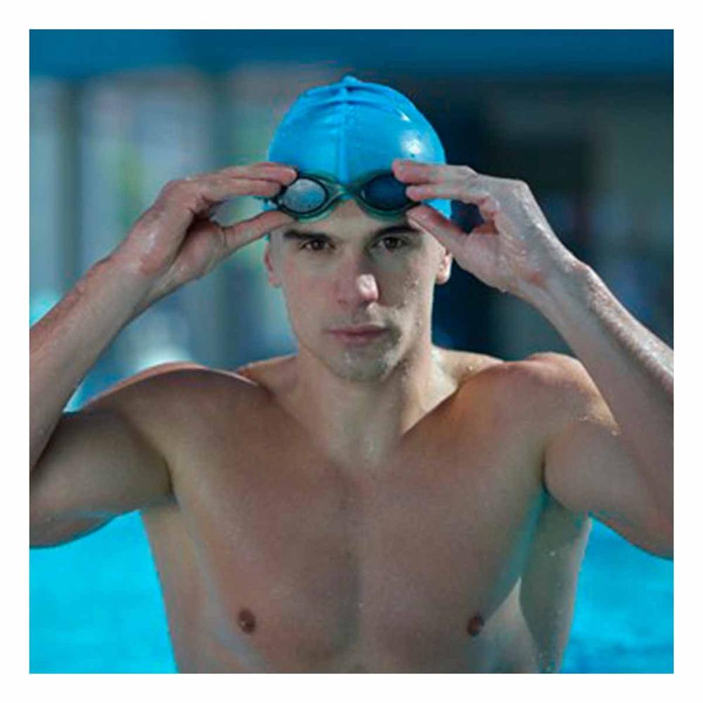 Casco de Natacion Celeste para Entrenamiento y Cabello Protegido Casco de Natacion Celeste para Entrenamiento y Cabello Protegido