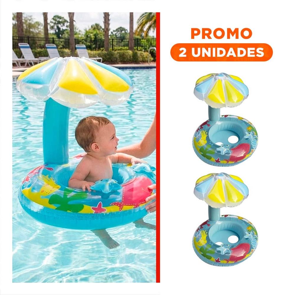 Pack2 Flotador de Flor Celeste Seguro y Divertido para Piscina Infantil Pack2 Flotador de Flor Celeste Seguro y Divertido para Piscina Infantil