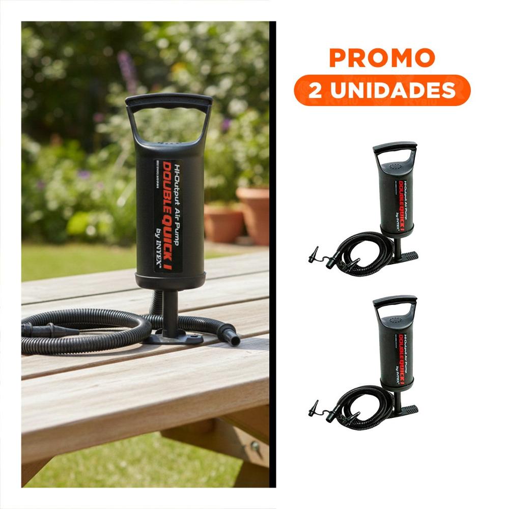 Pack2 Compresor Manual de Aire 12 Pulgadas para Inflables del Hogar con ...