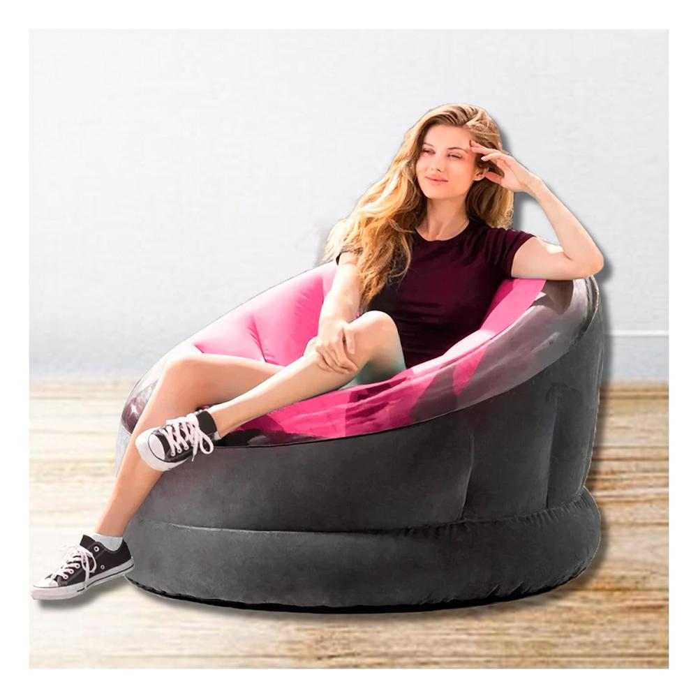 Mueble Inflable Rosado para Sala y Patio con Uso Diario y Facil Manejo ...