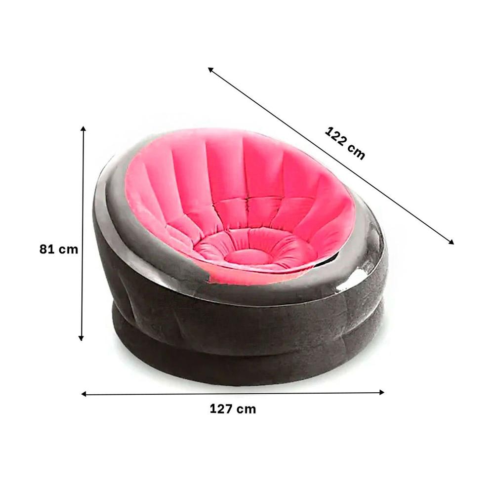 Mueble Inflable Rosado para Sala y Patio con Uso Diario y Facil Manejo ...