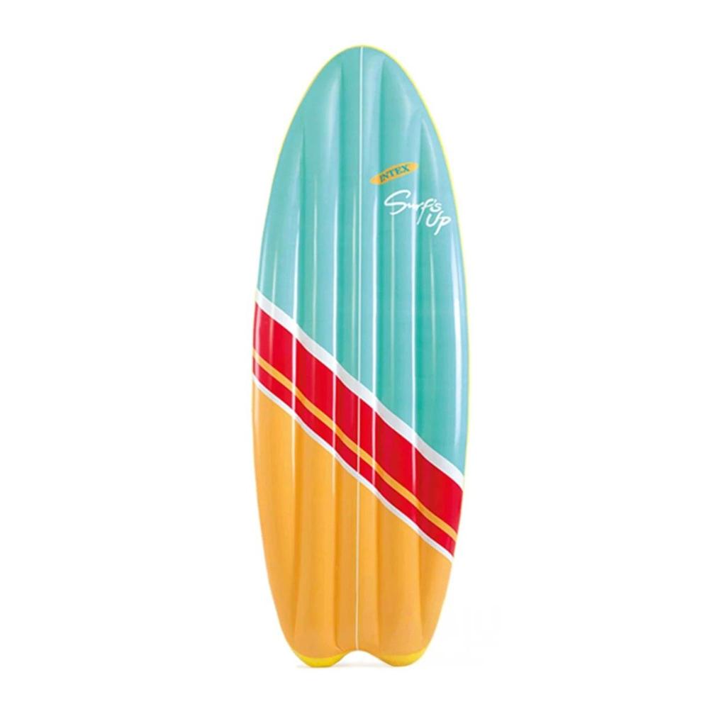 Plancha Inflable de Nadar Intex Celeste Anaranja para Piscina y ...