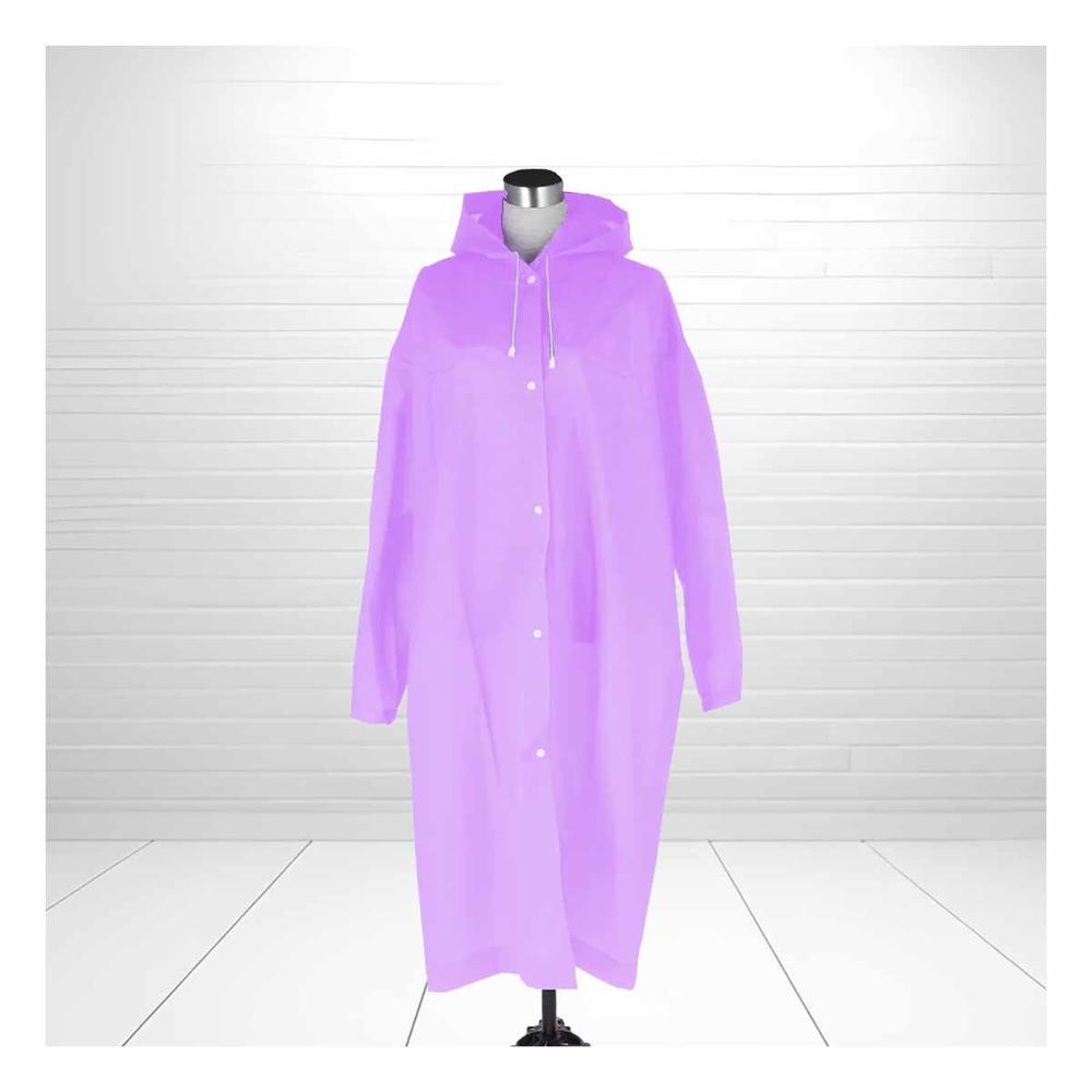 Impermeable Unisex para Lluvia con Diseno Morado y Material Ligero Impermeable Unisex para Lluvia con Diseno Morado y Material Ligero