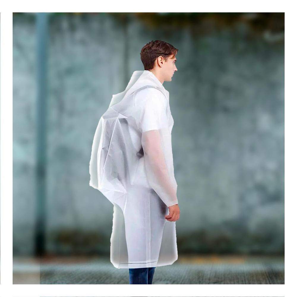 Impermeable Unisex para Lluvia con Diseno Blanco y Proteccion Completa Contra el Agua Impermeable Unisex para Lluvia con Diseno Blanco y Proteccion Completa Contra el Agua