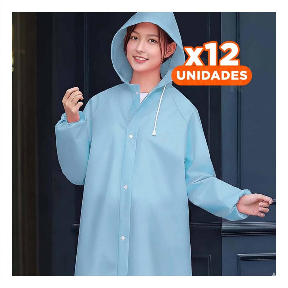 Pack12 Prenda Funcional para Lluvia con Estilo Sencillo Unisex Pack12 Prenda Funcional para Lluvia con Estilo Sencillo Unisex