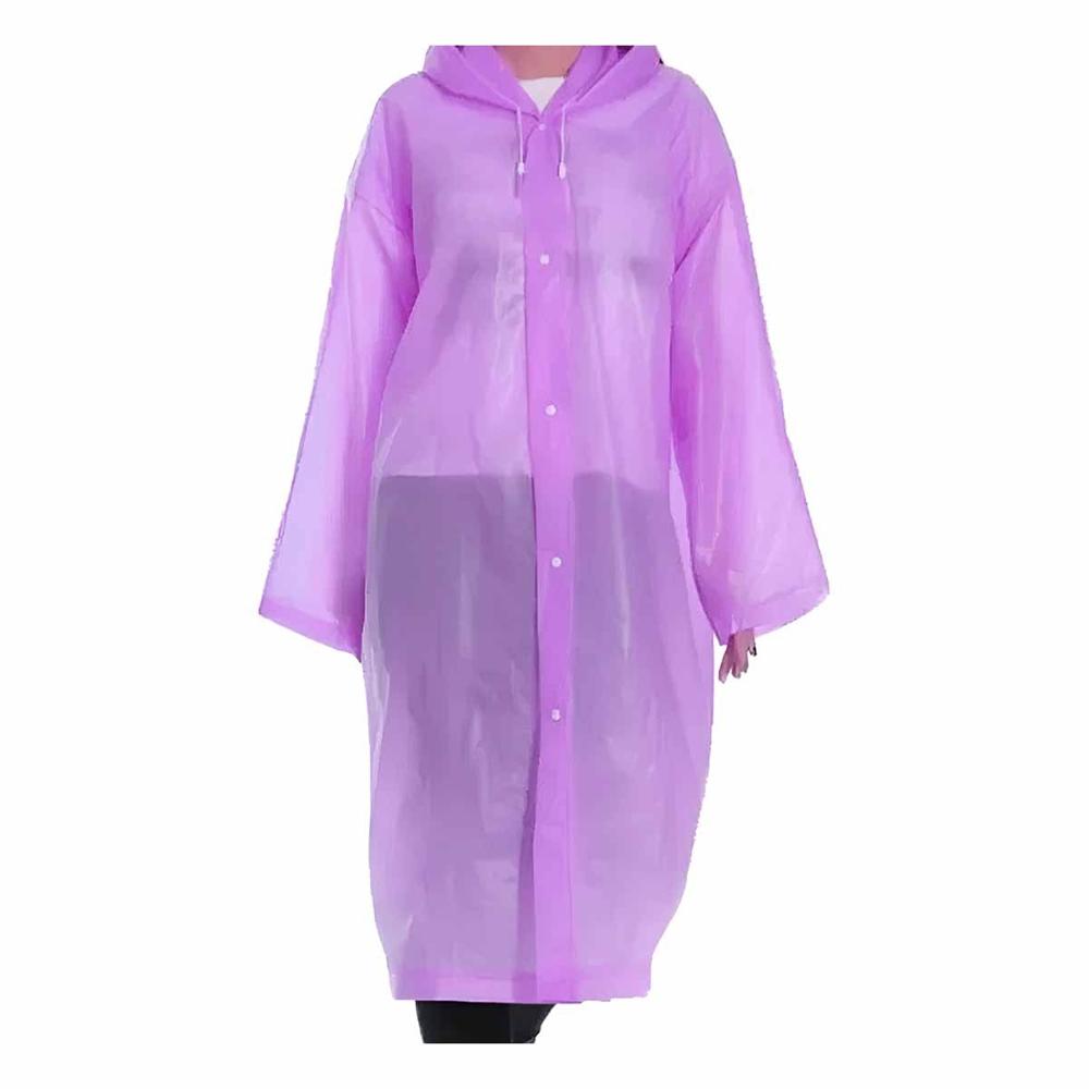 Capa Protectora para Clima Lluvioso con Estilo Unisex en Color Morado Y+Papel Regalo Capa Protectora para Clima Lluvioso con Estilo Unisex en Color Morado Y+Papel Regalo