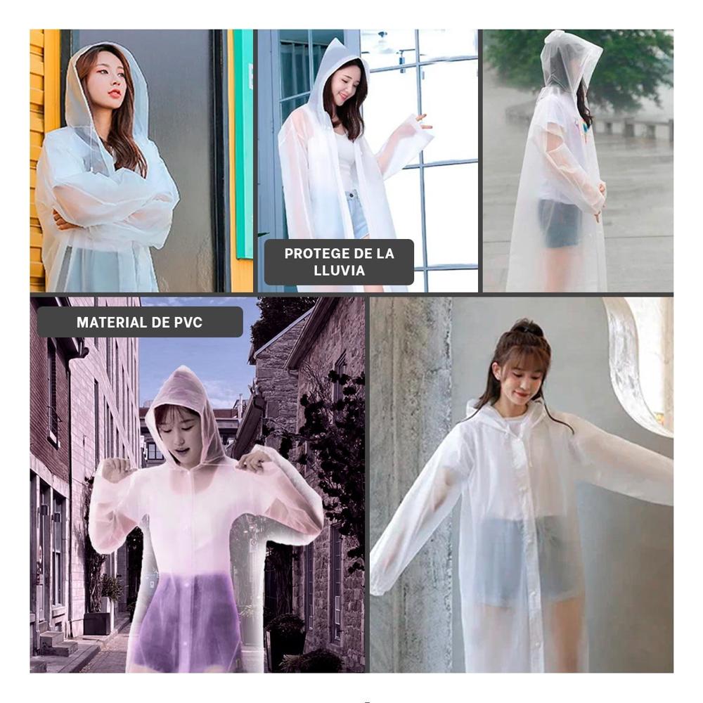 Prenda Impermeable para Actividades al Aire Libre con Tono Blanco Versatil Y+Post It Prenda Impermeable para Actividades al Aire Libre con Tono Blanco Versatil Y+Post It
