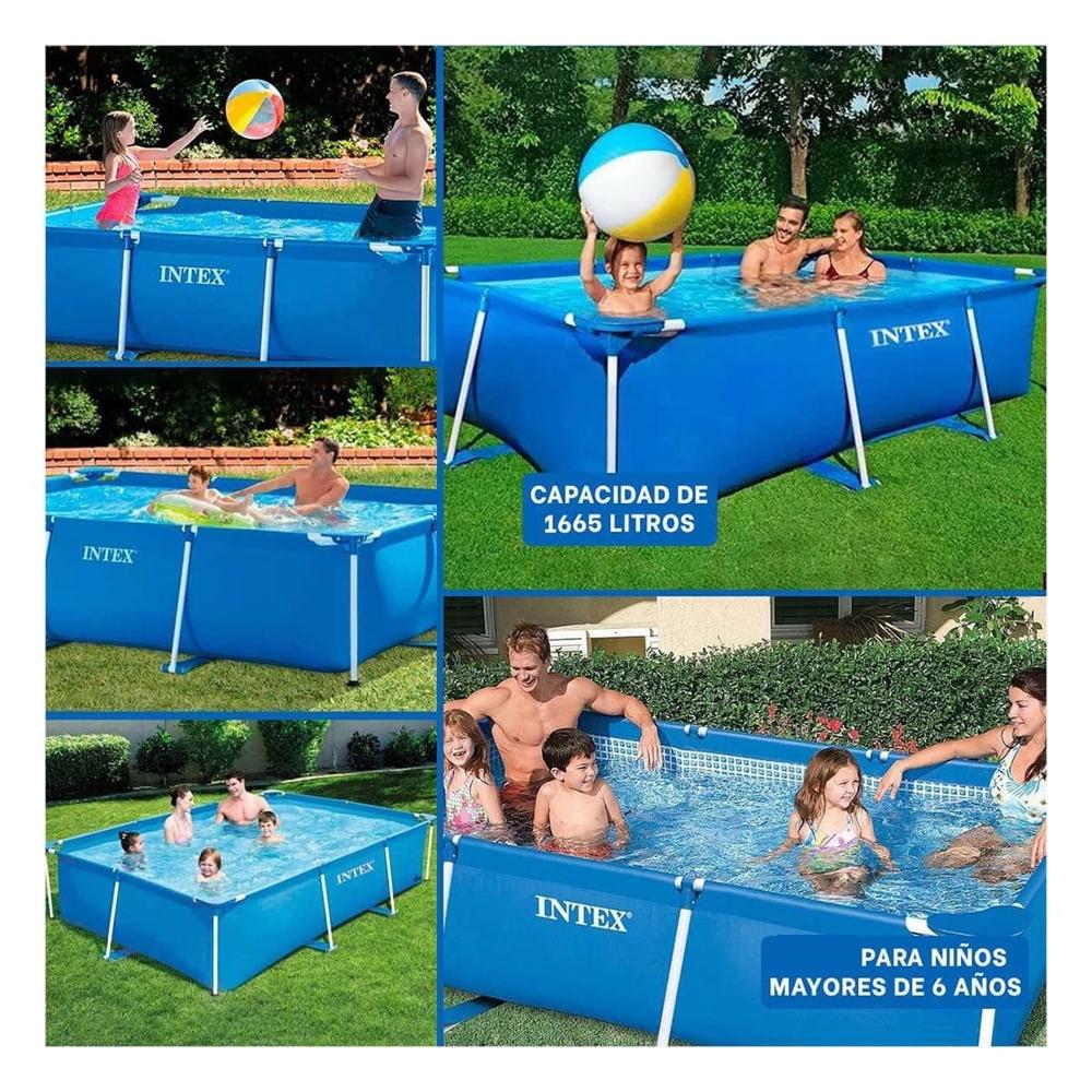 Piscina Rectangular Parante Moderna 220x150x60 cm para Exterior Y+Post It Piscina Rectangular Parante Moderna 220x150x60 cm para Exterior Y+Post It