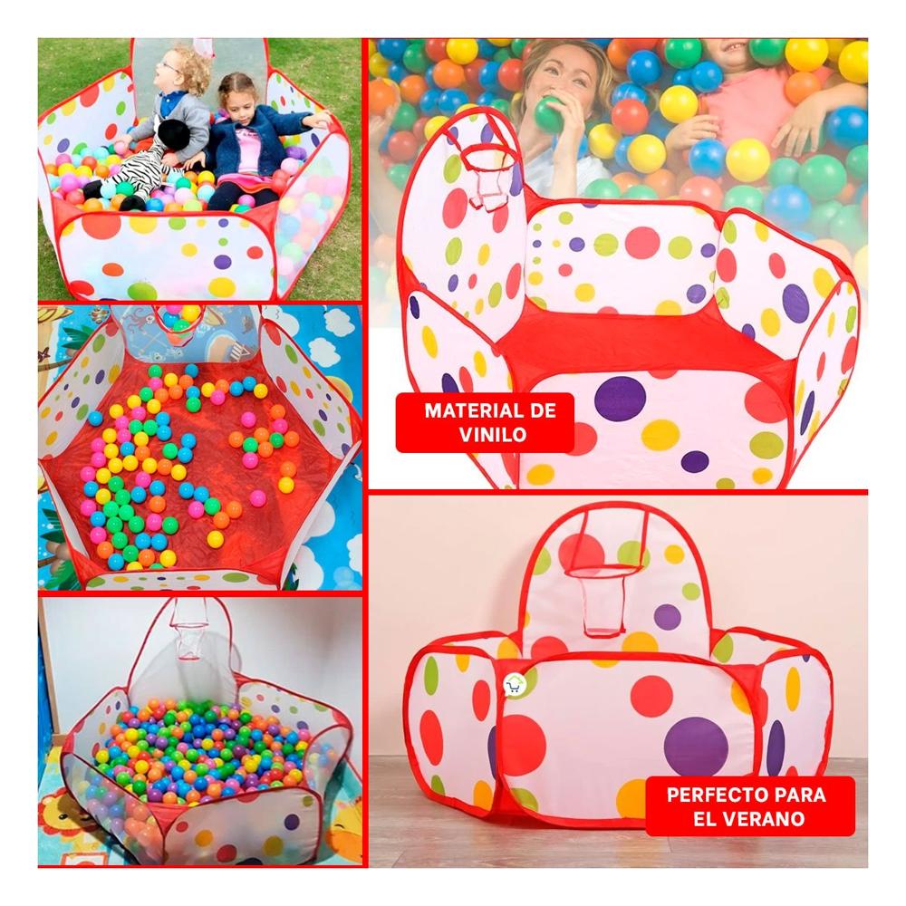 Area de Pelotas para Hogar y Casa con Estilo Festivo y Espacio de Juego Y+Post It Area de Pelotas para Hogar y Casa con Estilo Festivo y Espacio de Juego Y+Post It