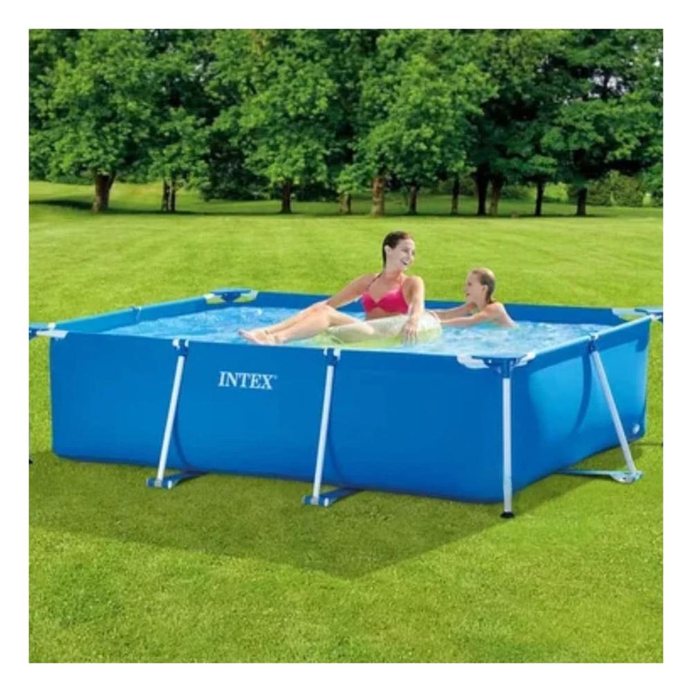 Piscina Rectangular Parante Grande 220x150x60 cm para Uso Familiar Y+Ligas Regalo Piscina Rectangular Parante Grande 220x150x60 cm para Uso Familiar Y+Ligas Regalo