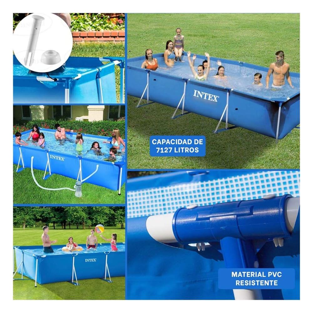 Piscina Rectangular Parante Moderna 450x220x84cm para Exterior Y+Post It Piscina Rectangular Parante Moderna 450x220x84cm para Exterior Y+Post It