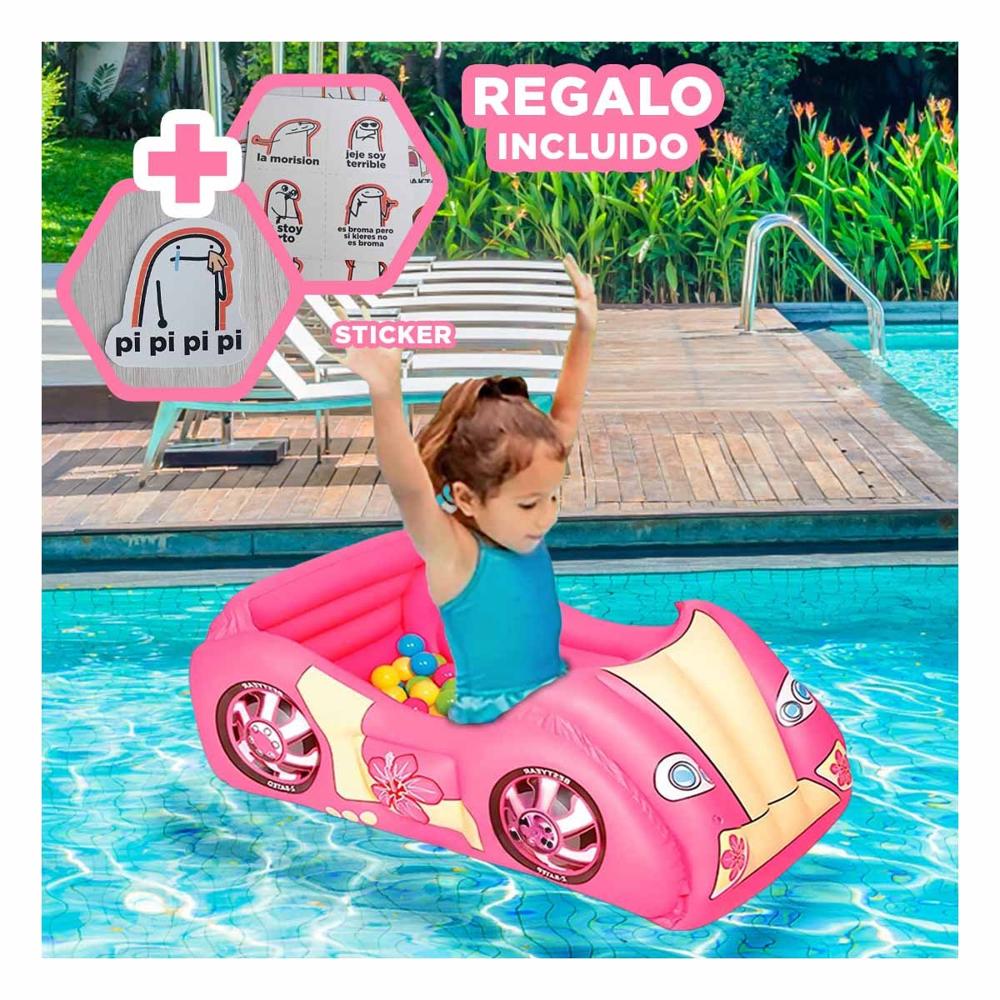 Piscina 119x79x51 cm de Bolas Hinchable Infantil Coche de Carrera para Ninos Y+Regalo Sticker Piscina 119x79x51 cm de Bolas Hinchable Infantil Coche de Carrera para Ninos Y+Regalo Sticker