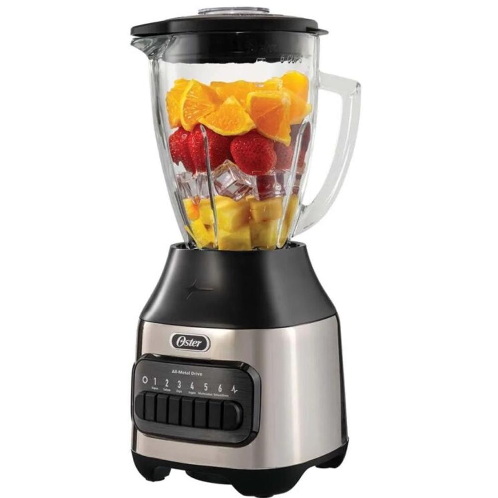 Licuadora Oster BLSTPEG NPB Vaso de Vidrio 6 Velocidades Pulso