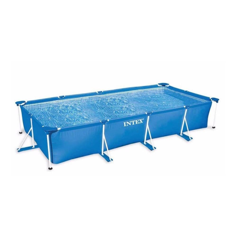 Piscina Rectangular Parante Amplia 450x220x84cm para Patio Exterior Y+Papel Regalo Piscina Rectangular Parante Amplia 450x220x84cm para Patio Exterior Y+Papel Regalo