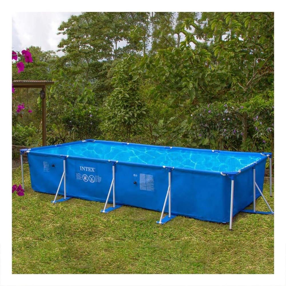 Piscina Rectangular Parante 450x220x84cm para Hogar y Uso Exterior en Familia Piscina Rectangular Parante 450x220x84cm para Hogar y Uso Exterior en Familia