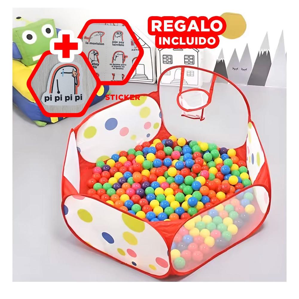 Pileta de Pelotas para Hogar en Casa con Ambiente Festivo y Uso Familiar Y+Regalo Sticker Pileta de Pelotas para Hogar en Casa con Ambiente Festivo y Uso Familiar Y+Regalo Sticker