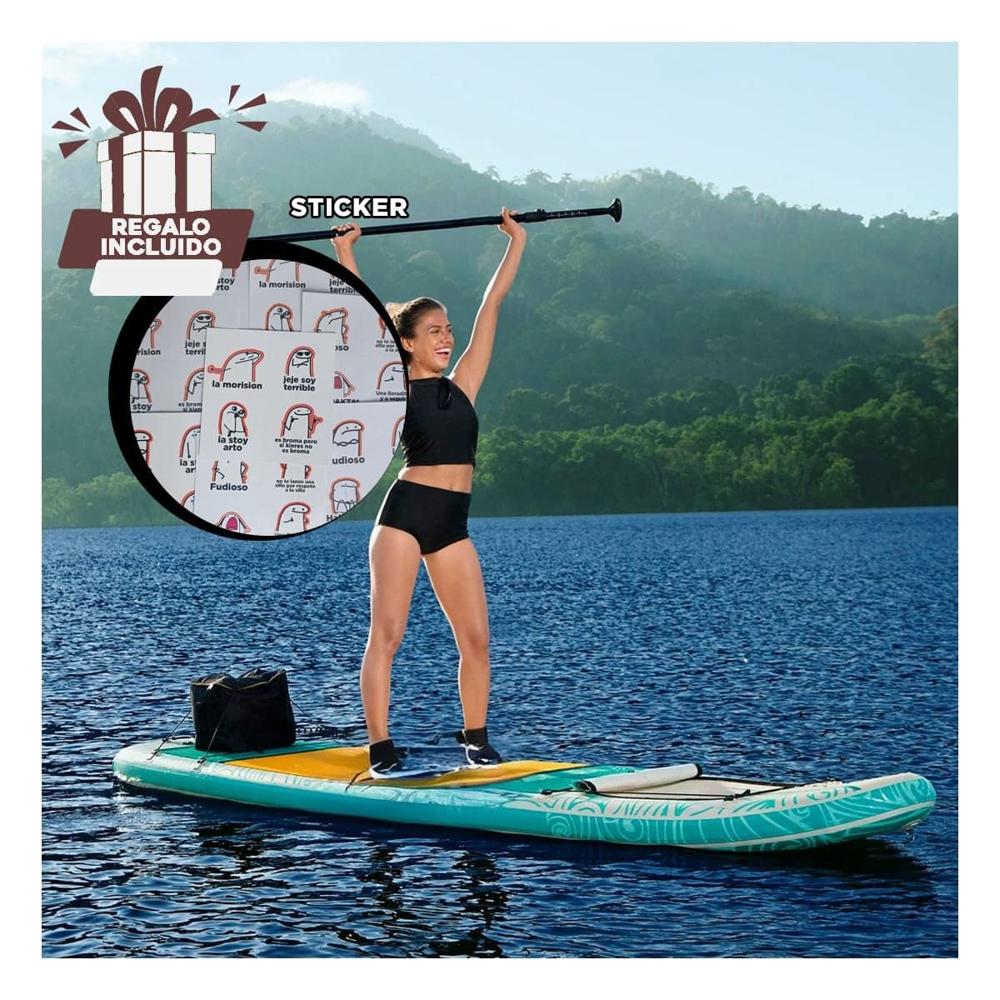Paleta para Paddle de Aluminio Comoda para Entrenamiento en Agua Y+Regalo Sticker